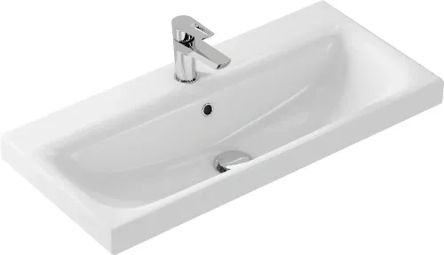 Раковина мебельная MODUO 80 узкая 1 отв. UM-MOD80SL/1, Cersanit