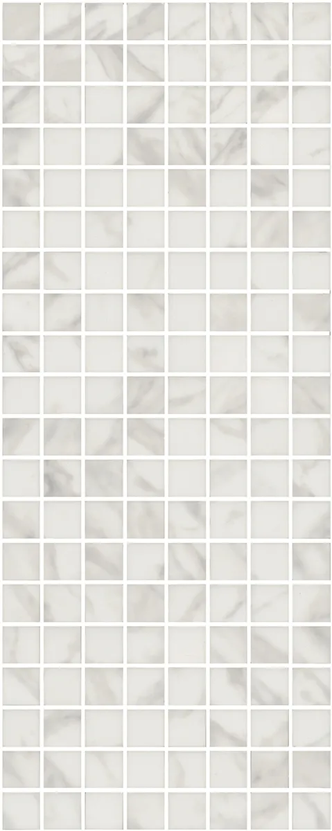 Декор MM7203 Алькала белый мозаичный глянцевый 20x50x0,8, Kerama Marazzi (Керама Марацци)