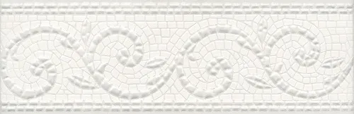 Бордюр HGD\A127\12103R Борсари орнамент матовый обрезной 25x8x0,9, Kerama Marazzi (Керама Марацци)