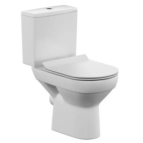 Компакт CITY Clean On 011 3/5 DPL EO slim, белый KO-CIT011-3/5-COn-S-DL, Cersanit