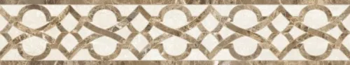 Бордюр 010212001896 Глория беж 01 матовая 40х7,5, Gracia Ceramica