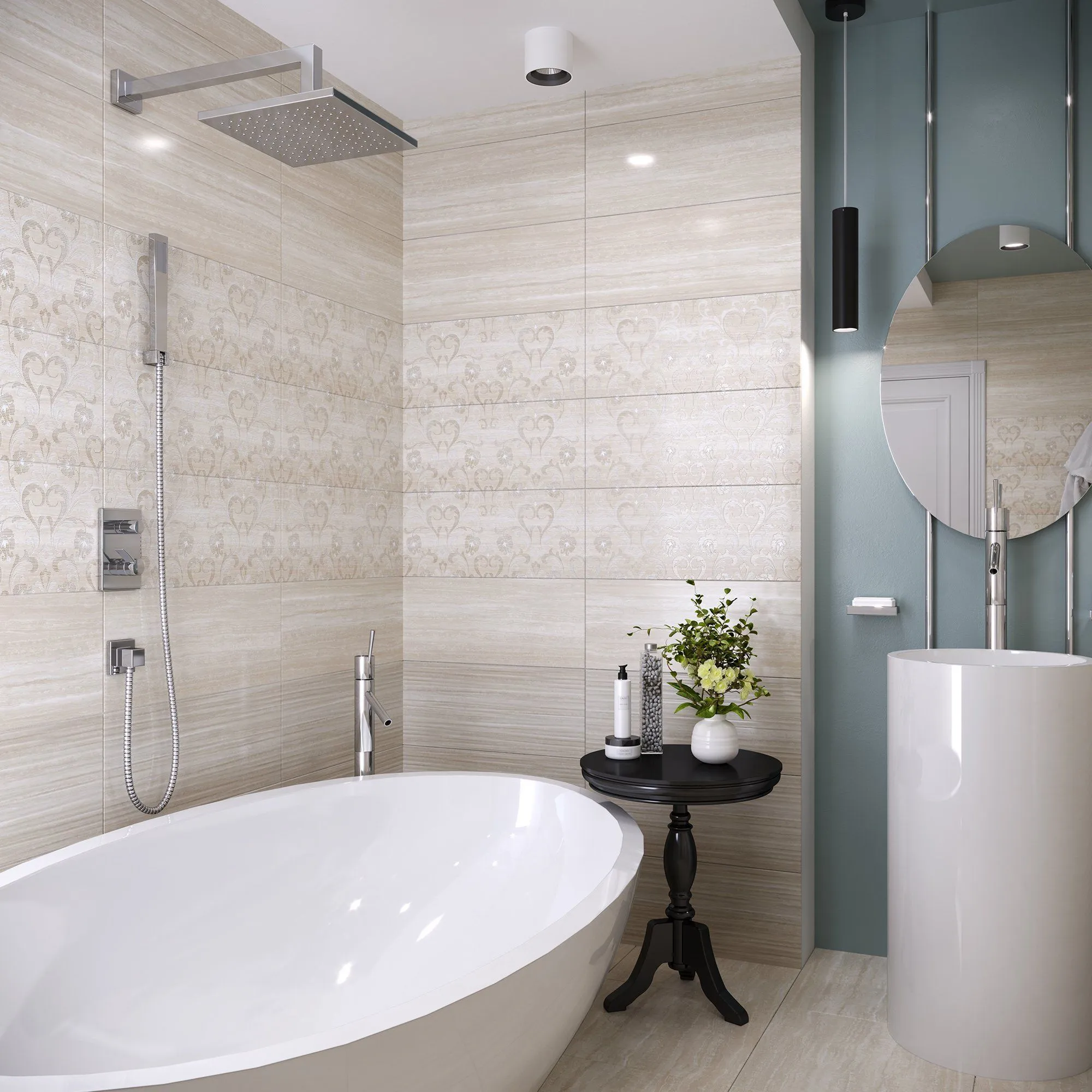  Коллекция плитки и керамогранита Lotus (Лотус) 25х60, Gracia Ceramica (Грация Керамика)