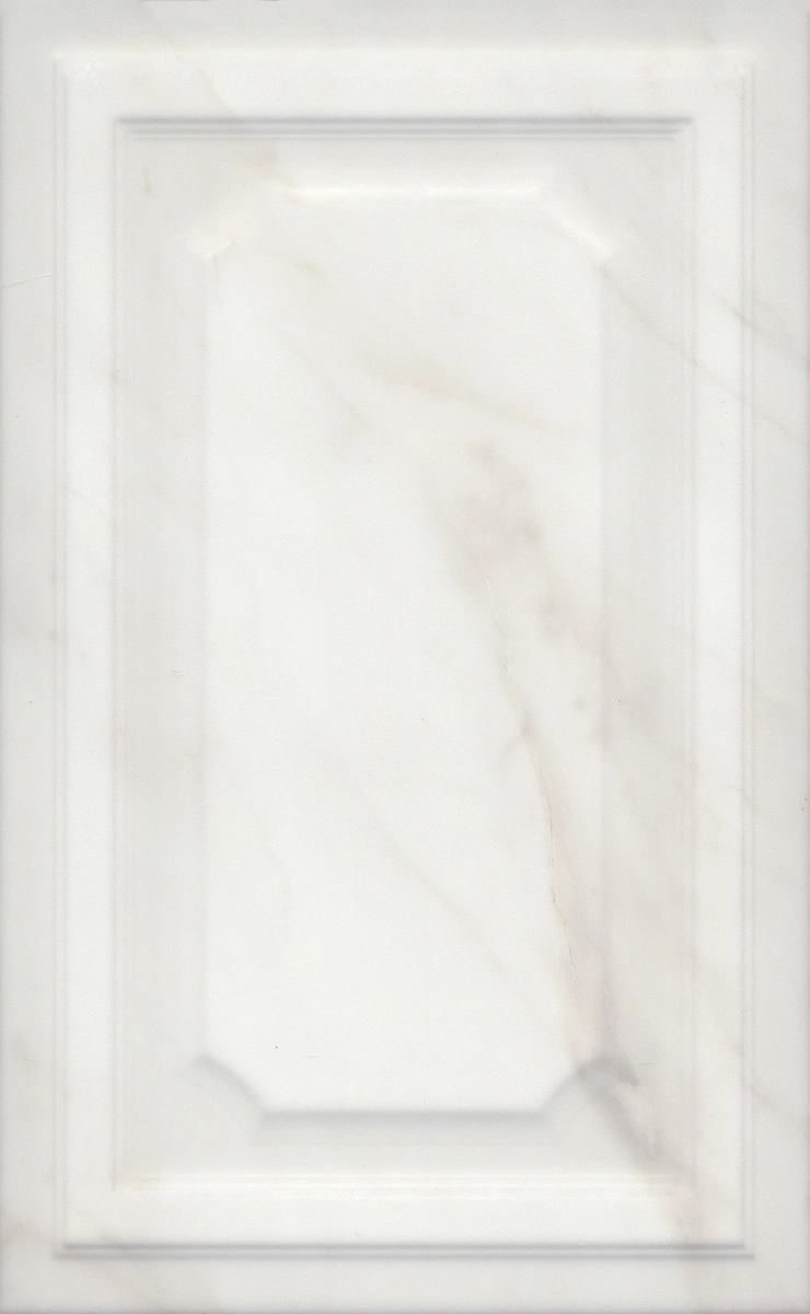Плитка 6357 Гран Пале белый панель глянцевый 25x40x0,95, Kerama Marazzi (Керама Марацци)