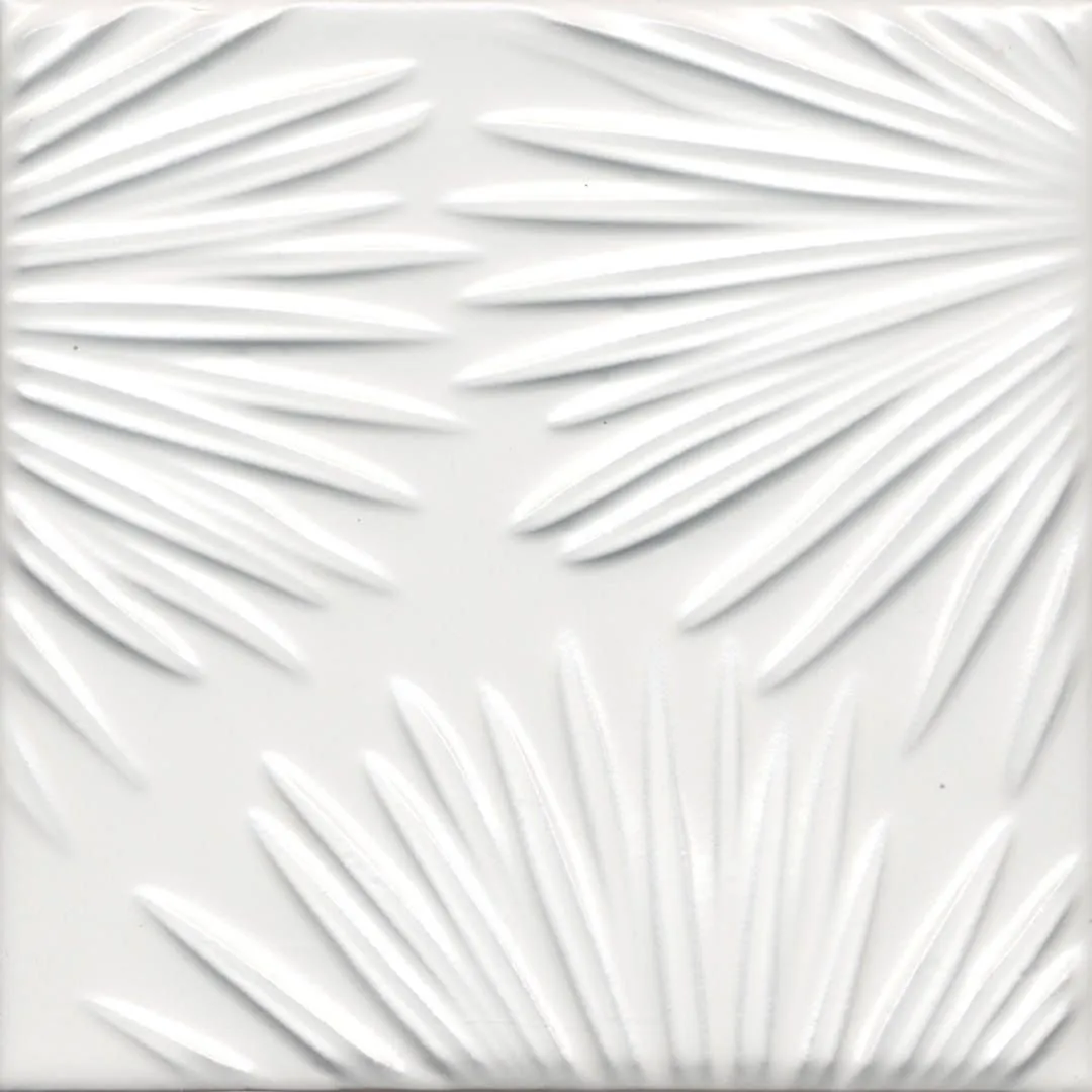 Декор KMD2SFE001BN Агдаль 4 белый матовый структура 15x15x0,9, Kerama Marazzi (Керама Марацци)