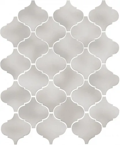 Плитка 65011 Арабески Майолика серый светлый глянцевый 26x30x0,7, Kerama Marazzi (Керама Марацци)