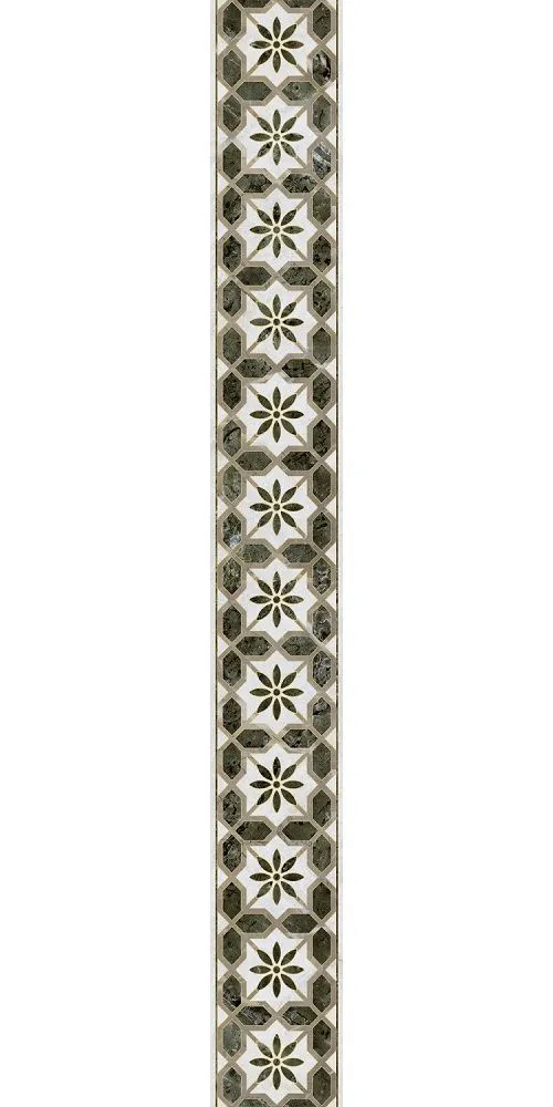 Бордюр VT\A573\11000R Серенада 3 глянцевый обрезной 60x7,2x0,9, Kerama Marazzi (Керама Марацци)