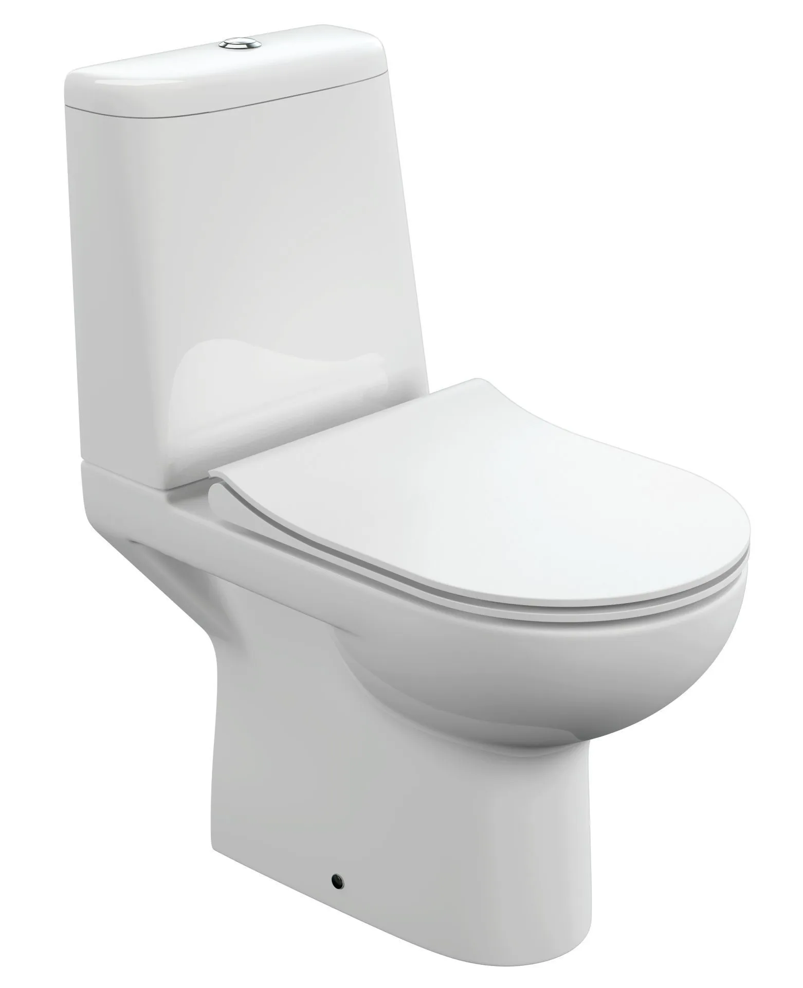 Компакт MONOLITH Clean On 011 3/5 DPL EO slim, белый KO-MON011-3/5-COn-DL, Cersanit