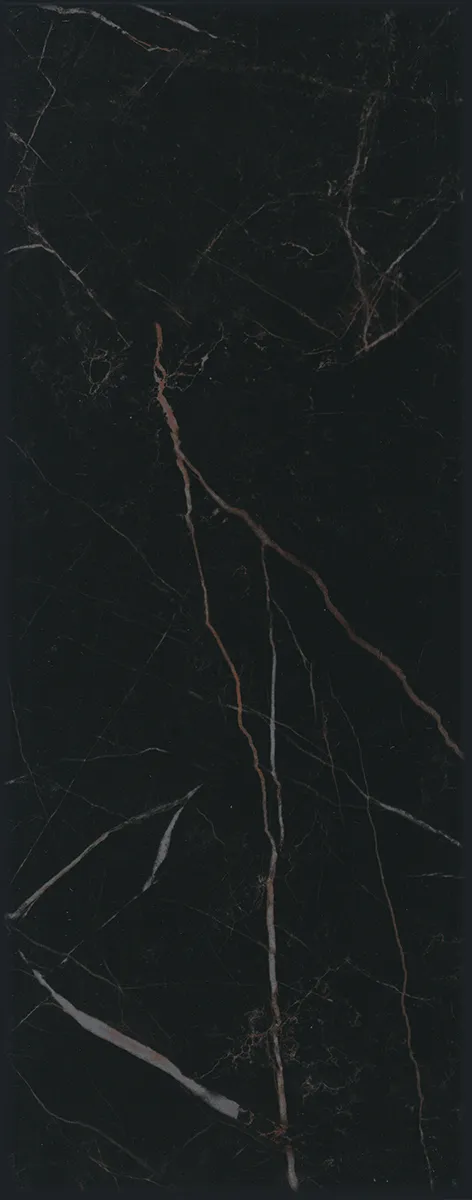 Плитка 7200 Алькала черный глянцевый 20x50x0,8, Kerama Marazzi (Керама Марацци)