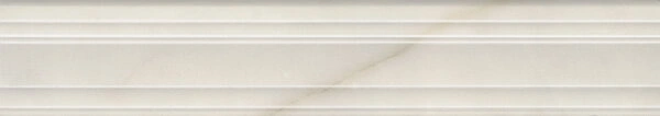 Бордюр BLF001R Багет Греппи белый глянцевый 40x7,3x2,7, Kerama Marazzi (Керама Марацци)