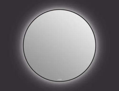 Зеркало ECLIPSE smart 100x100 с подсветкой круглое в черной рамке A64149, Cersanit