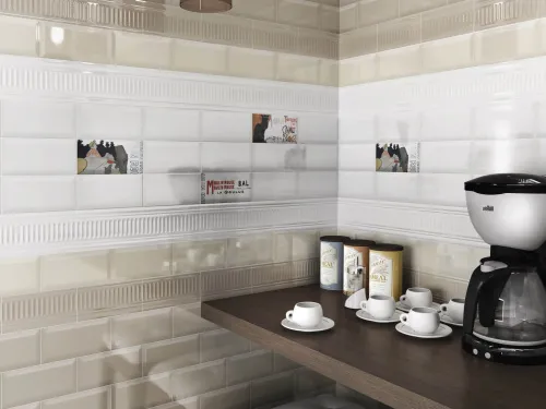 Купить Коллекция плитки Бланше 9,9х20, Kerama Marazzi (Керама Марацци) в Санкт-Петербурге | Плитбург