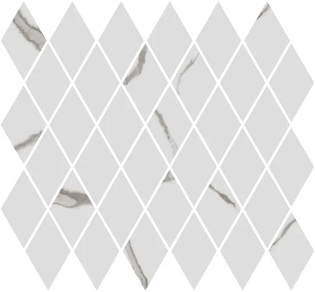 Декор T054\48022 Монте Тиберио мозаичный белый глянцевый 37,5x35x1, Kerama Marazzi (Керама Марацци)