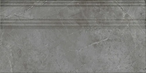 Плинтус FME031R Риальто серый тёмный глянцевый обрезной 20x40x1,6, Kerama Marazzi (Керама Марацци)