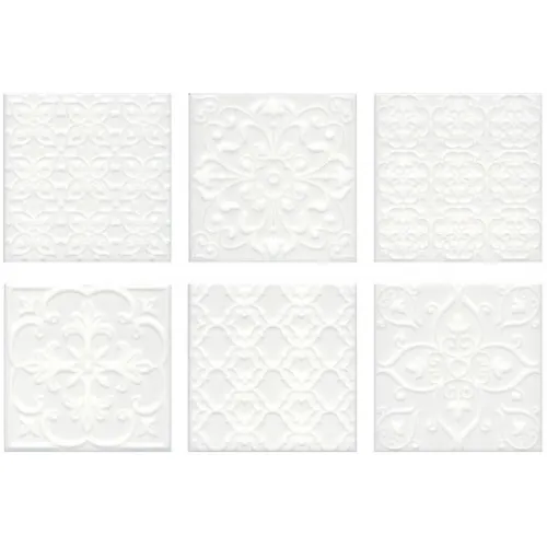 Купить Плитка 5226 Суррей белый глянцевый 20x20x0,83, Kerama Marazzi (Керама Марацци) в Санкт-Петербурге | Плитбург