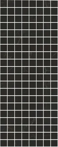 Декор MM7204 Алькала черный мозаичный глянцевый 20x50x0,8, Kerama Marazzi (Керама Марацци)