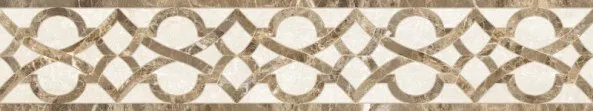 Бордюр 010212001896 Глория беж 01 матовая 40х7,5, Gracia Ceramica