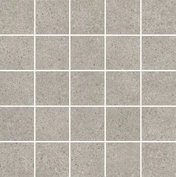 Декор MM12137 Безана серый мозаичный матовый 25x25x0,9, Kerama Marazzi (Керама Марацци)