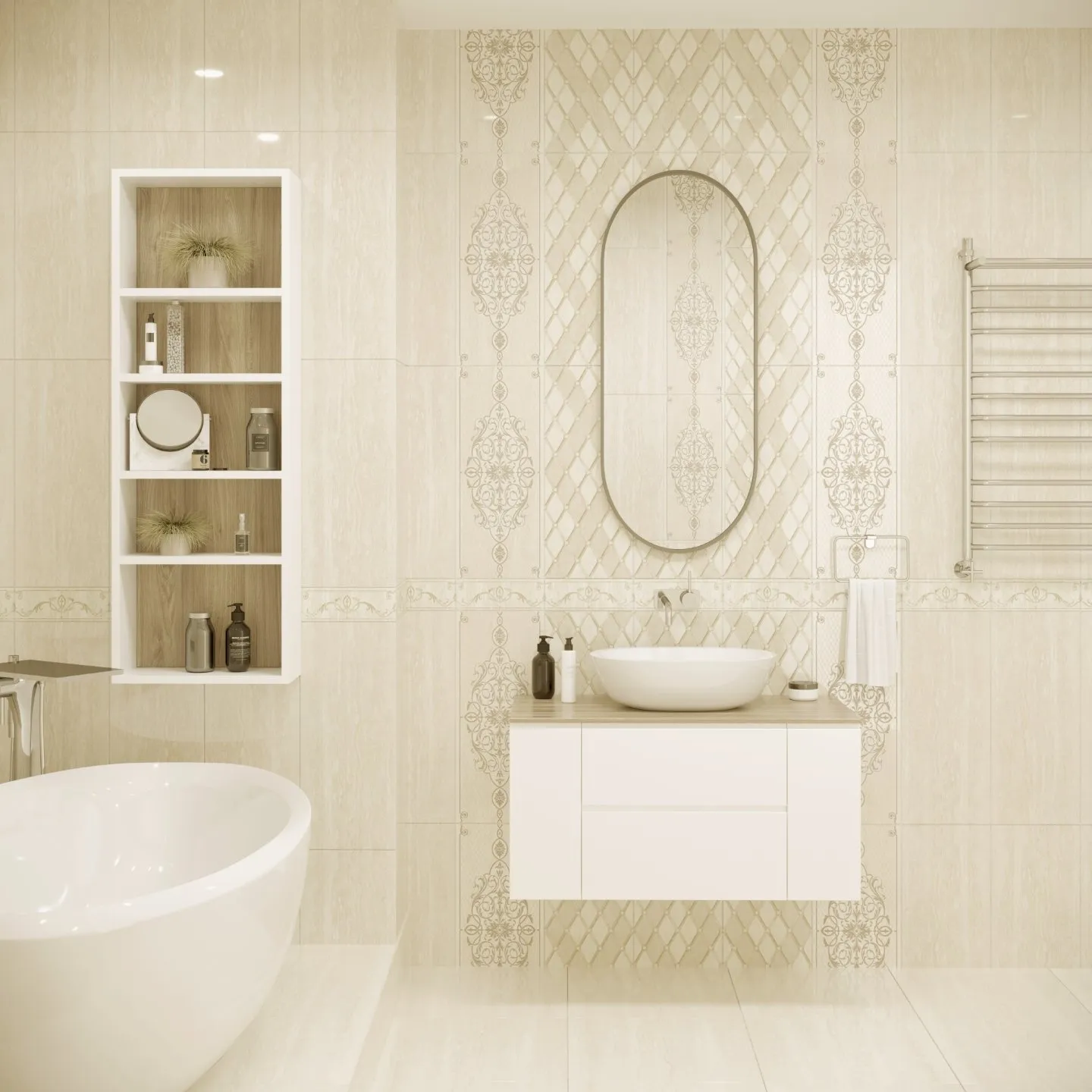  Коллекция плитки и керамогранита Regina (Регина) 25х60, Gracia Ceramica (Грация Керамика)