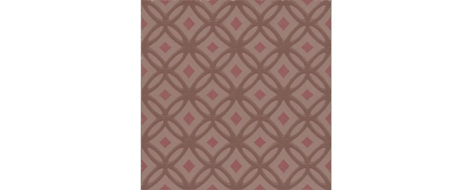 Декор VT\B607\1336 Агуста 1 розовый матовый 9,8x9,8x0,7, Kerama Marazzi (Керама Марацци)