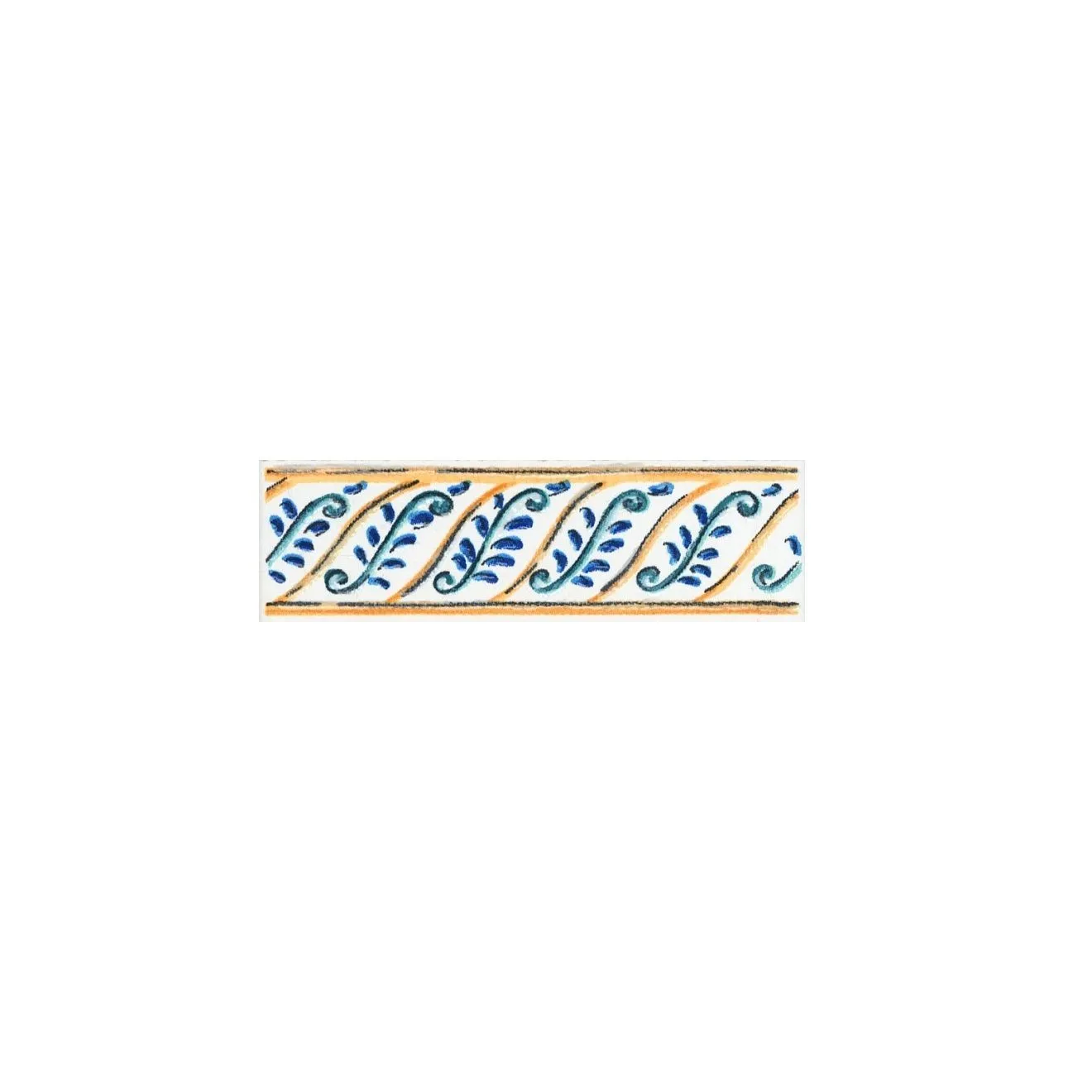 Бордюр STG\A493\1146H Капри майолика  9,8x3x0,7, Kerama Marazzi (Керама Марацци)