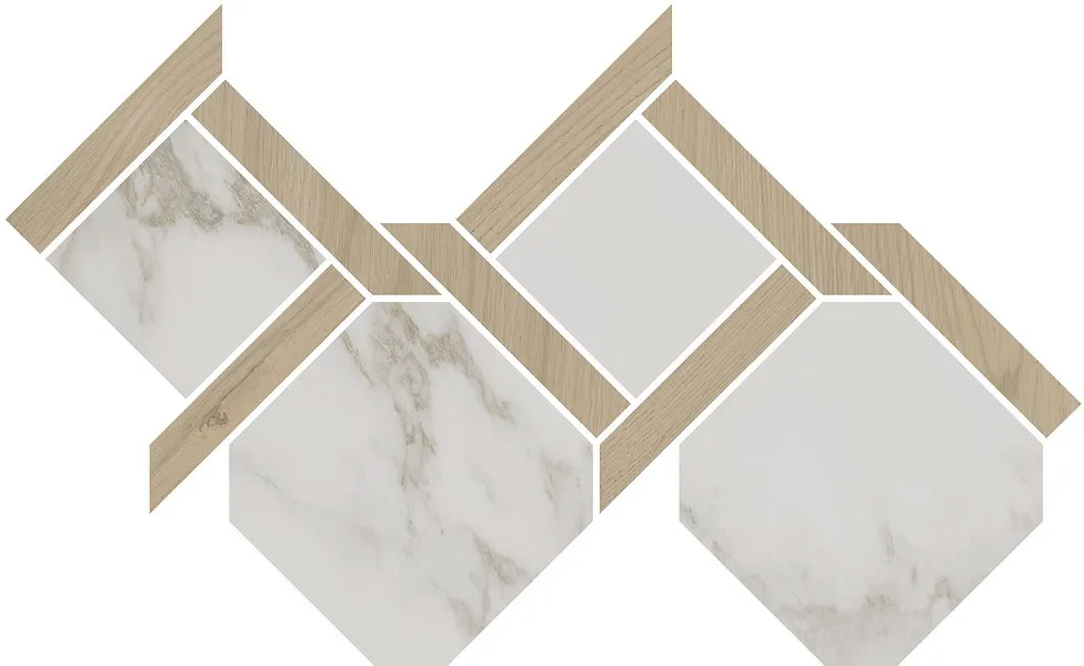 Декор ID169 Монте Тиберио наборный лаппатированный 48x29,5x0,9, Kerama Marazzi (Керама Марацци)