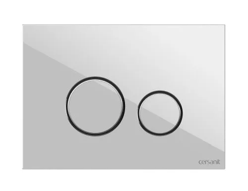 Кнопка TWINS для LINK PRO/VECTOR/LINK/HI-TEC стекло белый A64116, Cersanit