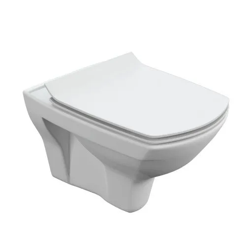 Подвесной унитаз CARINA XL Clean On DPL EO slim, белый MZ-CARINA-XL-COn-S-DL-E, Cersanit