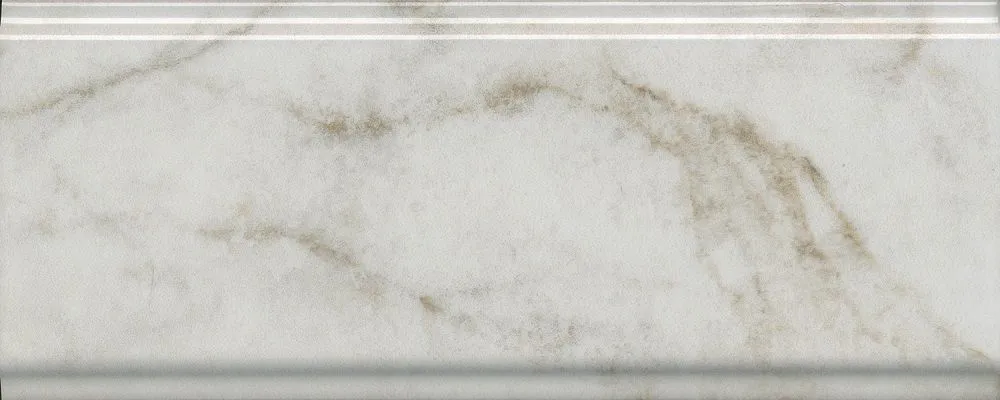 Бордюр BDA025R Серенада белый глянцевый обрезной 30x12x1,3, Kerama Marazzi (Керама Марацци)