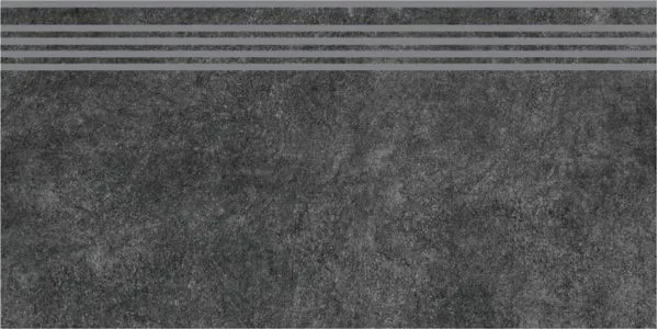 Ступень SG615020R\GR Королевская дорога чёрный обрезной 30x60x0,9, Kerama Marazzi (Керама Марацци)