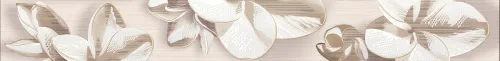 Бордюр 584191004 Amati (Амати) Plumeria Beige бежевый 50,5х6,2, Azori (Азори)