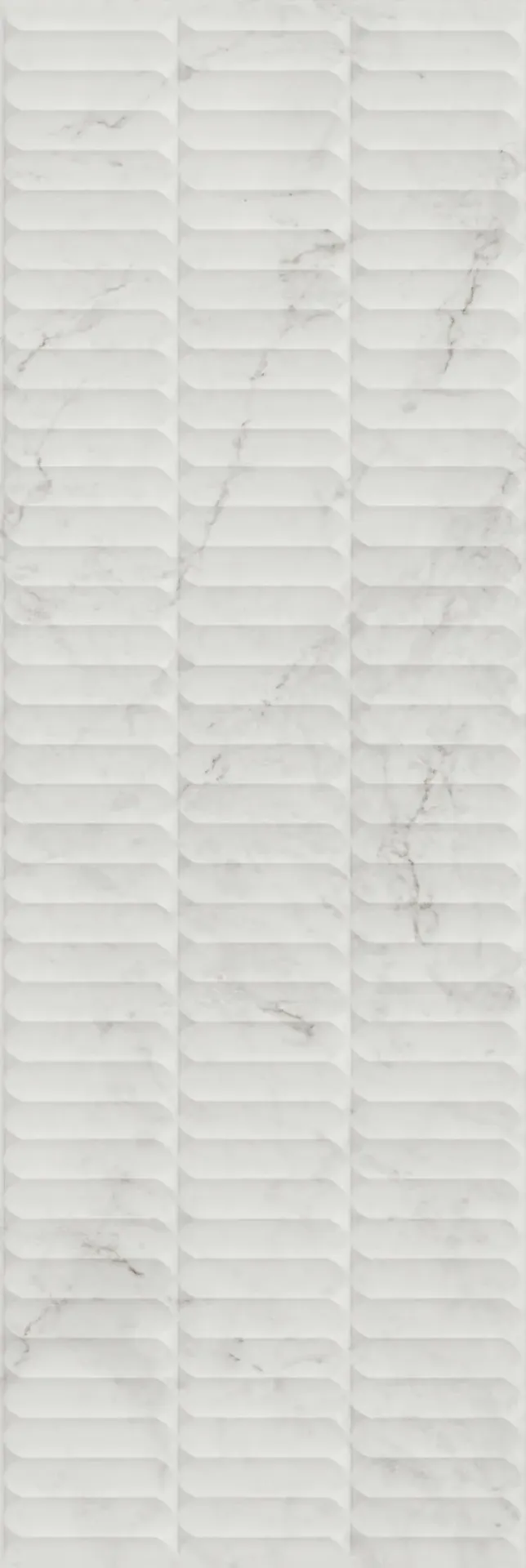 Плитка KM3090B0160R Тубкаль белый глянцевый структура обрезной 30x89,5x1,05, Kerama Marazzi (Керама Марацци)