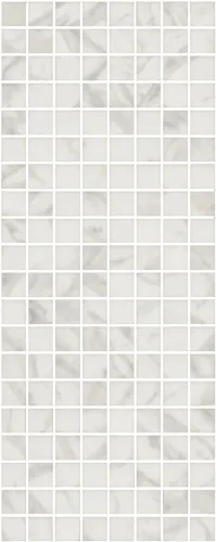 Декор MM7203 Алькала белый мозаичный глянцевый 20x50x0,8, Kerama Marazzi (Керама Марацци)