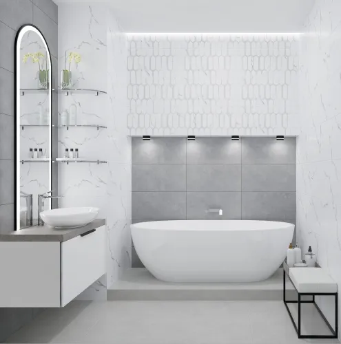 Коллекция плитки Calacatta Opaco (Калакатта Опако) 31,5х63, Azori (Азори)