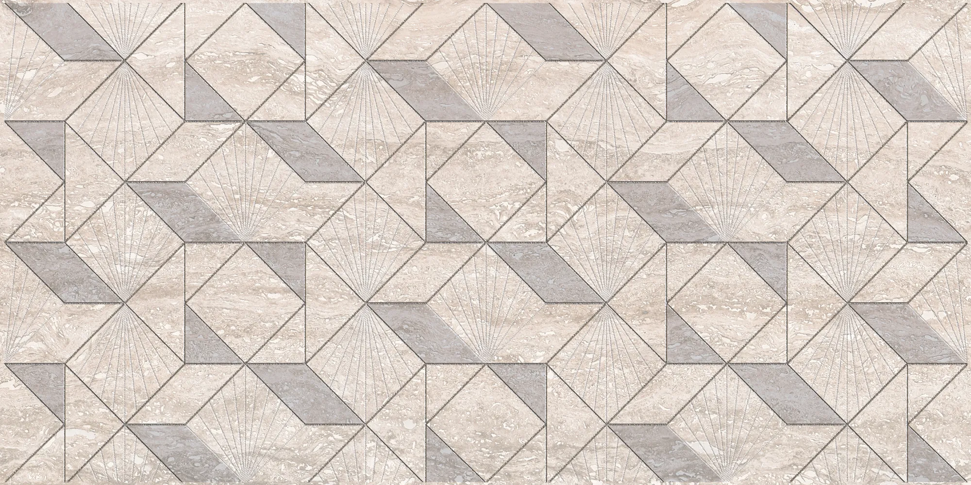 Декор 587132003 Ascoli (Асколи) Grey Diamond серый 31,5х63, Azori (Азори)