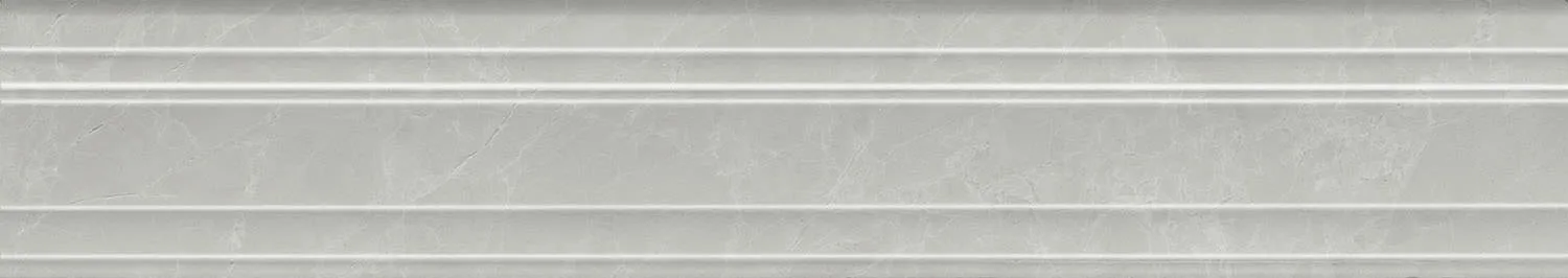 Бордюр BLF023R Багет Монте Тиберио серый глянцевый обрезной 40x7,3x2,7, Kerama Marazzi (Керама Марацци)