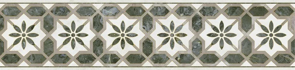Бордюр VT\A576\11000R Серенада 6 глянцевый обрезной 30x7,2x0,9, Kerama Marazzi (Керама Марацци)