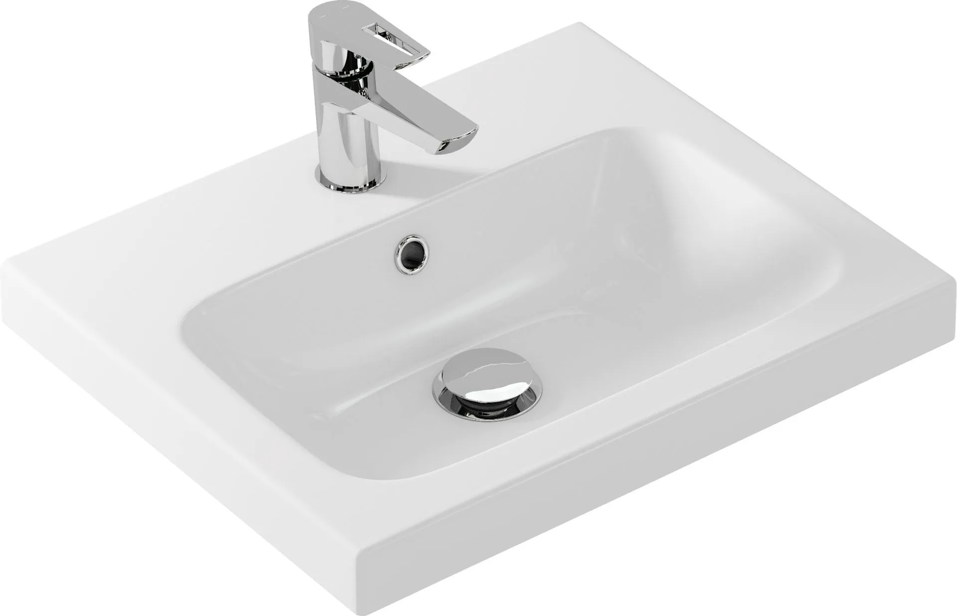 Раковина универсальная COLOUR 50 1 отв. UM-COL50/1, Cersanit