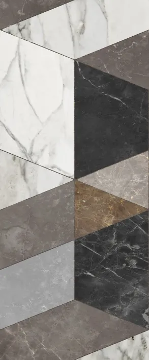 Плитка 010100000422 Vinde (Винде) multi wall 02 глянцевая 25х60, Gracia Ceramica