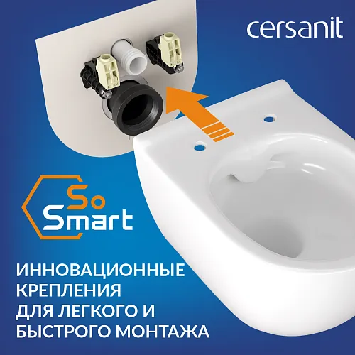 Купить Комплект CITY SMART CO DPL EO slim инсталляция LINK PRO кнопка ESTETICA пластик хром глянцевый LP A68269, Cersanit в Санкт-Петербурге | Плитбург