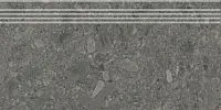 Ступень DD606220R\GR Чеппо ди Гре антрацит матовый обрезной 30x60x0,9, Kerama Marazzi (Керама Марацци)