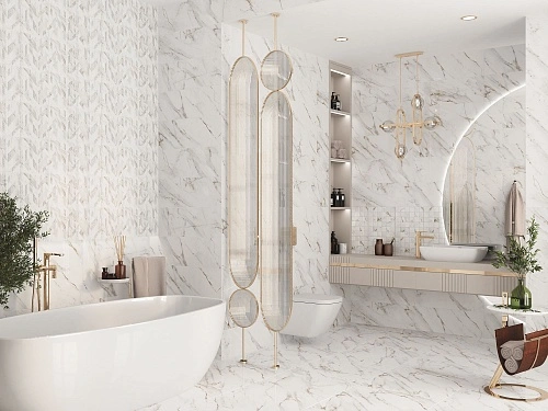 Купить Коллекция плитки Calacatta Grey (Калакáтта Грэй) 24,2х70, Eletto Ceramica (Элетто Керамика) в Санкт-Петербурге | Плитбург