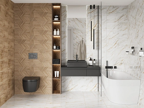 Купить Коллекция плитки и керамогранита Ideal (Идеал) 25х60, Gracia Ceramica (Грация Керамика) в Санкт-Петербурге | Плитбург