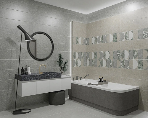 Плитка 00-00108499 Lunario (Лунарио) Silver 24,2х70, Eletto Ceramica (Элетто Керамика)
