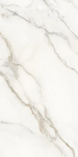Керамогранит A17121 Futura (Футура) тонкий Gold Venice полированный белый ректификат 60х120, Cersanit