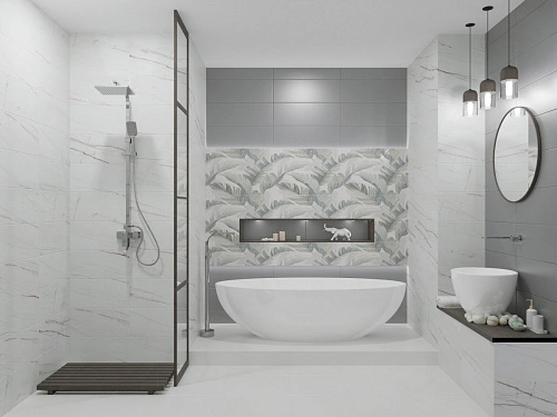Плитка 00-00108472 Foresta (Фореста) Silver 24,2х70, Eletto Ceramica (Элетто Керамика)