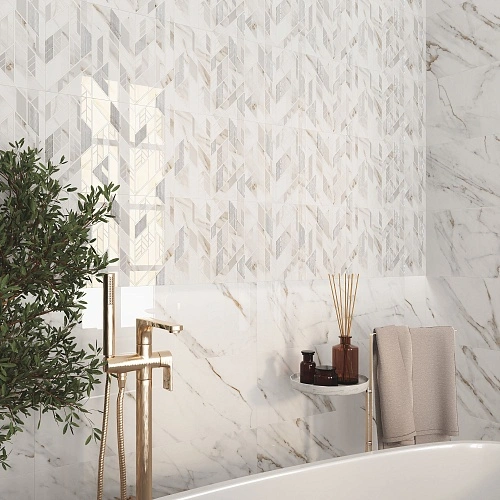 Купить Коллекция плитки Calacatta Grey (Калакáтта Грэй) 24,2х70, Eletto Ceramica (Элетто Керамика) в Санкт-Петербурге | Плитбург