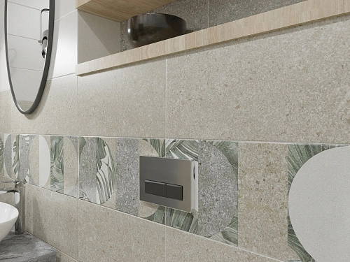 Плитка 00-00108497 Lunario (Лунарио) Beige 24,2х70, Eletto Ceramica (Элетто Керамика)