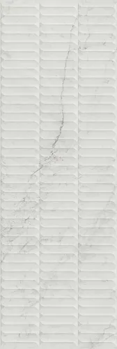 Купить Плитка KM3090B0160R Тубкаль белый глянцевый структура обрезной 30x89,5x1,05, Kerama Marazzi (Керама Марацци) в Санкт-Петербурге | Плитбург