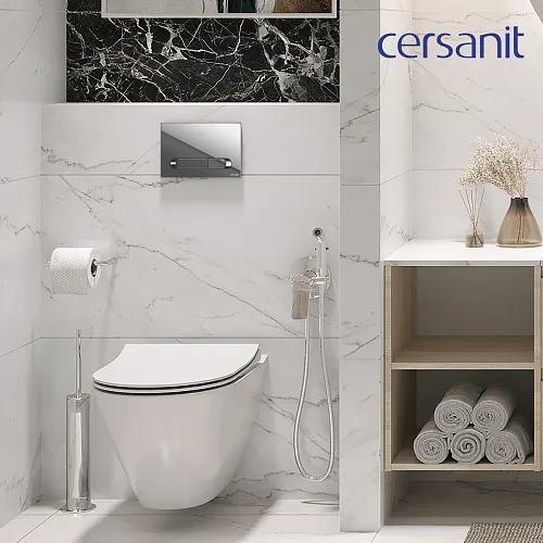 Купить Комплект CITY SMART CO DPL EO slim инсталляция LINK PRO кнопка ESTETICA пластик хром глянцевый LP A68269, Cersanit в Санкт-Петербурге | Плитбург