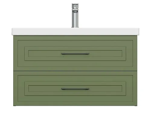 Купить Тумба под раковину подвесная CLASSIC 80 для COMO 80 зеленый матовый A69092, Cersanit в Санкт-Петербурге | Плитбург